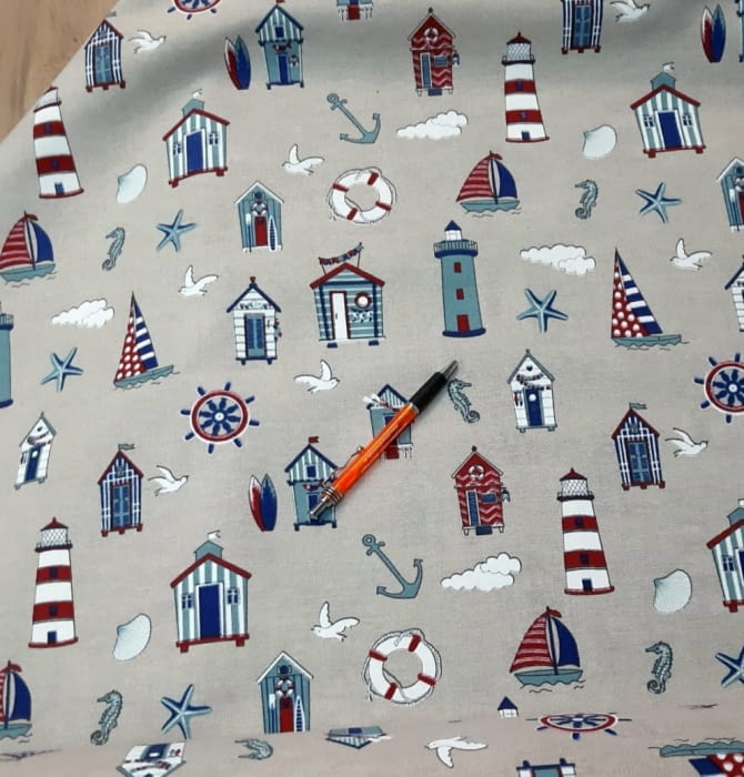 Tela loneta infantil marinera 280 - 3