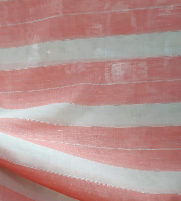 Tela Visillo lino rosa 95 x 145 cm - 1