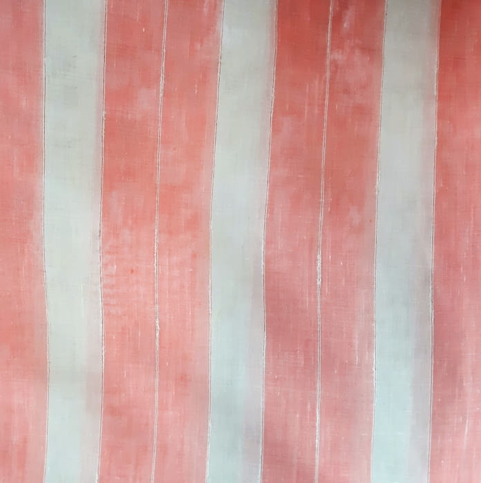 Tela Visillo lino rosa 95 x 145 cm - 2