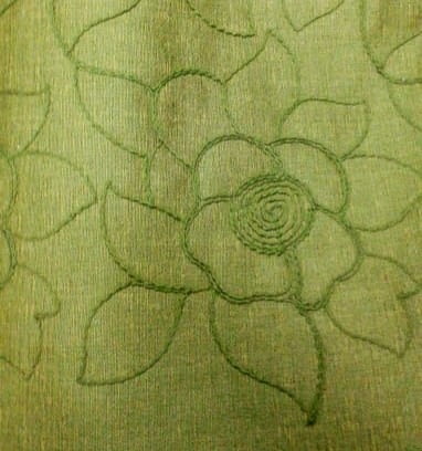 Tela Tapicería bordada 140