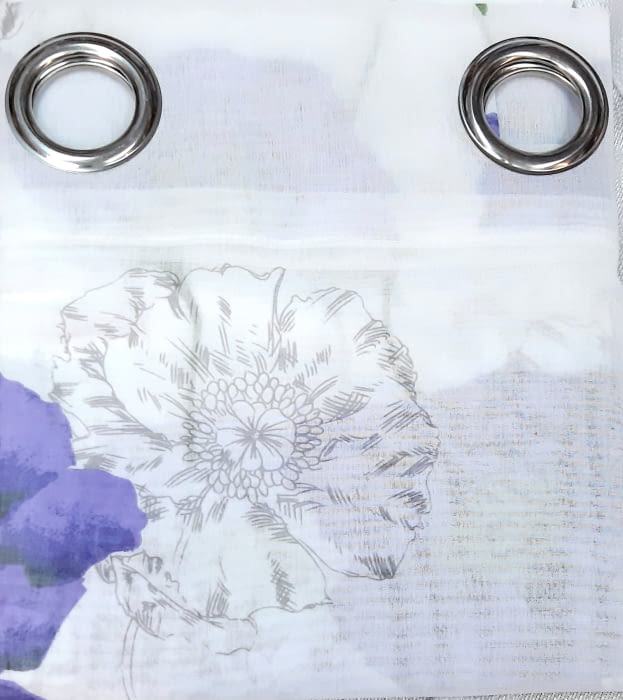 Visillos Lavanda flores moradas - 2