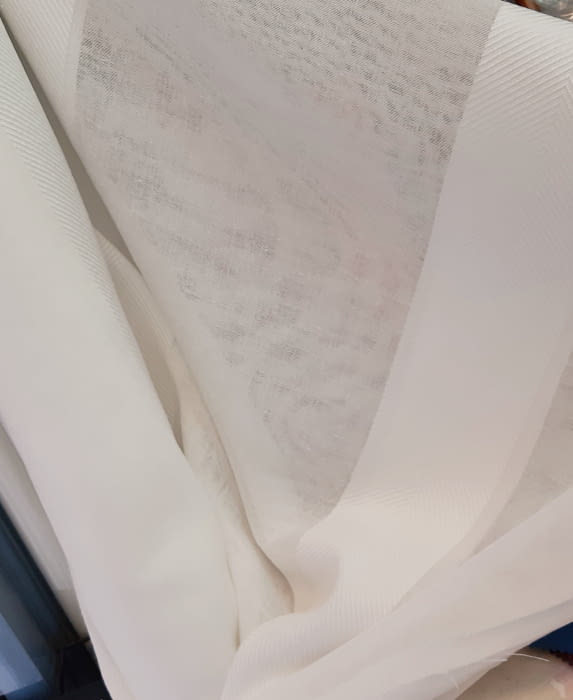 Tela visillo espiga blanco - 2