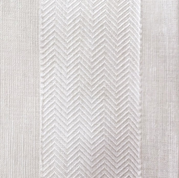 Retales de visillo de rayas de espigas - 1