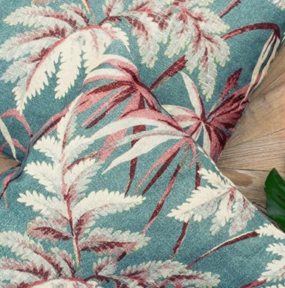 Telas tapicería lino Tulum rosa - 6