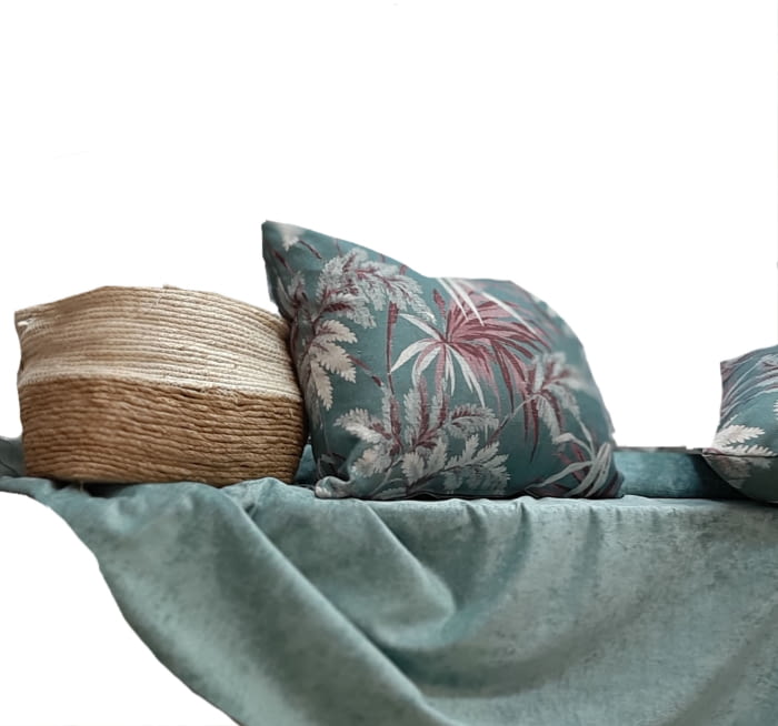 Terciopelo doble cara agua marina 280 - 4