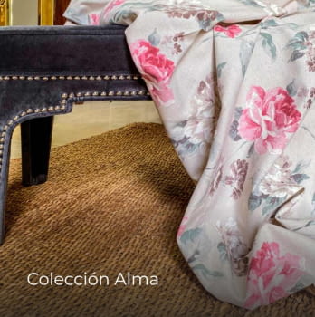 Telas flores Alma