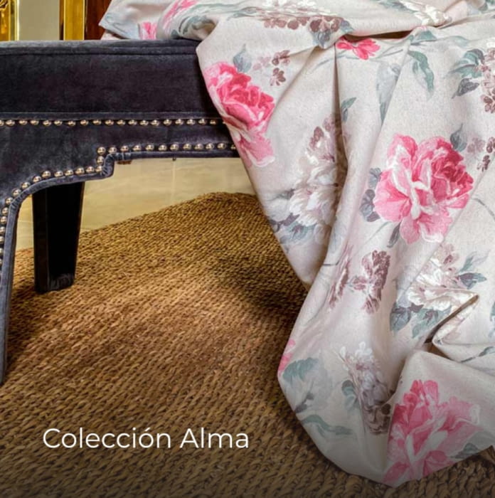 Telas flores Alma