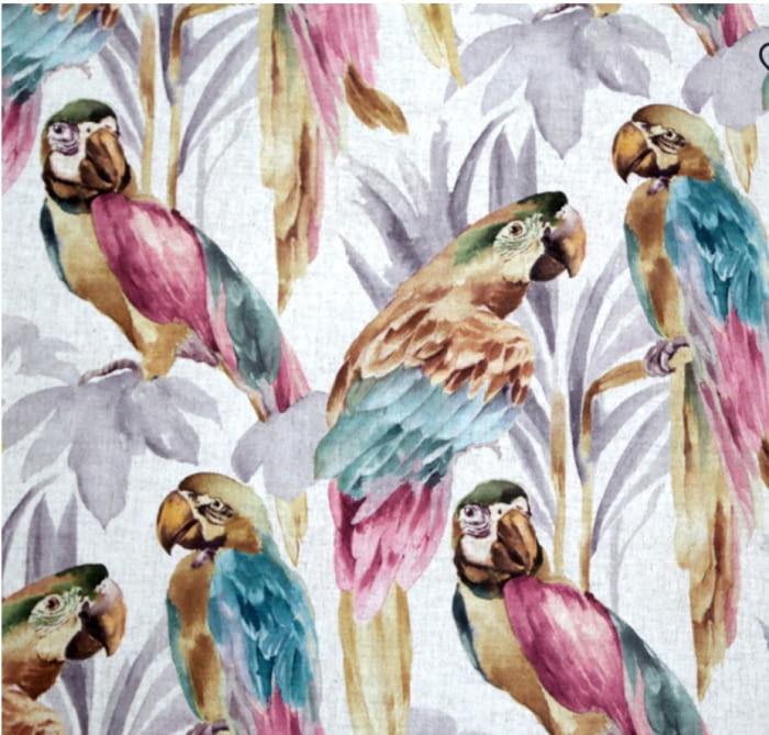 Tela Cardeña Loros S. Amalia