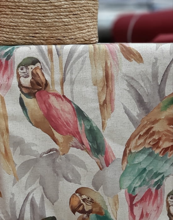 Tela Cardeña Loros S. Amalia - 2