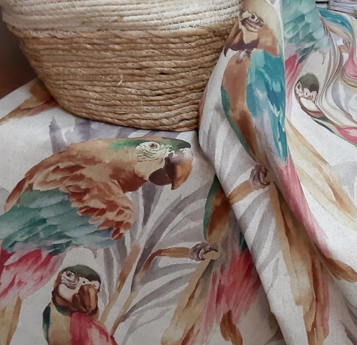 Tela Cardeña Loros S. Amalia - 3