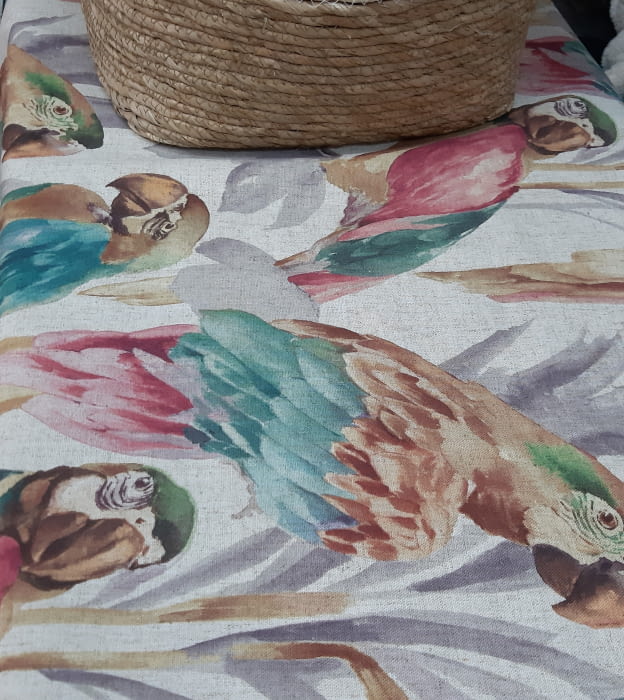 Tela Cardeña Loros S. Amalia - 7