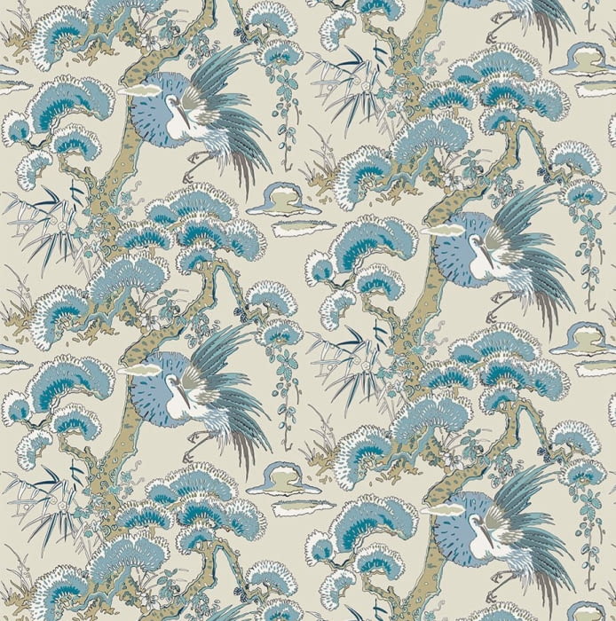 Tela lino Alteza azul - 1