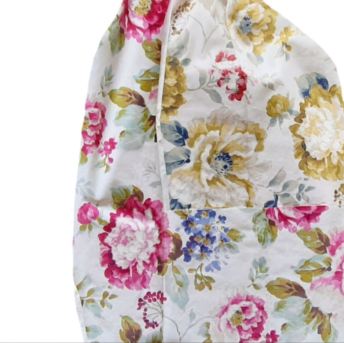 Telas flores azul, amarillo,  naranja o rosa. 280 - 5