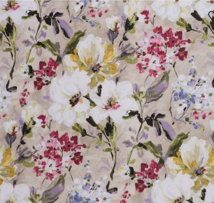 Telas flores Glamour