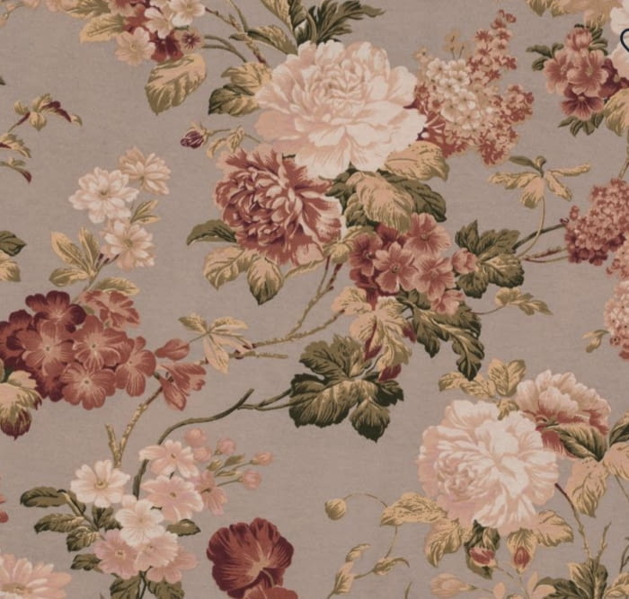 Telas cretonas flores Córdoba