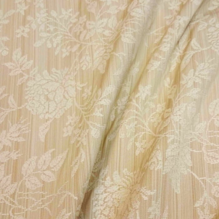 Tela Tapicería jacquard beige ocre 280 - 2