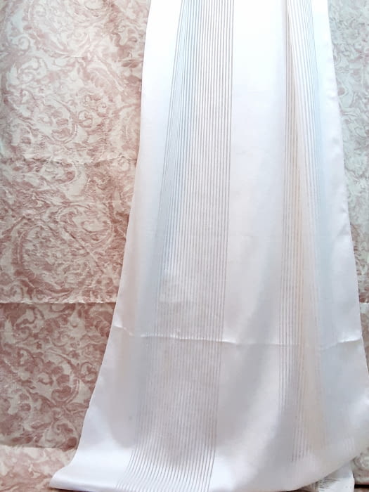 Tela visillo franjas blancas - 2