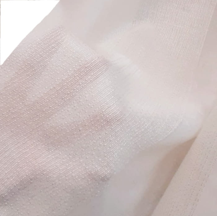 Tela visillo blanco franja sutil - 3