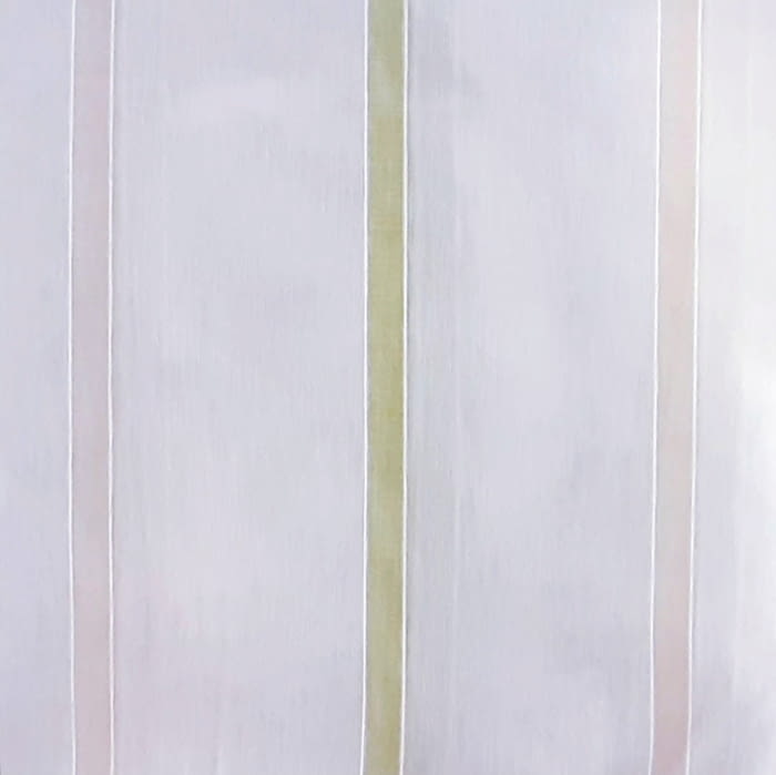 Tela visillo rayas verdes