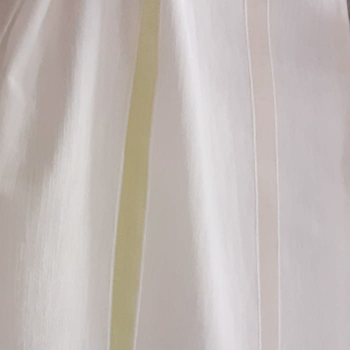 Tela visillo rayas verdes - 3