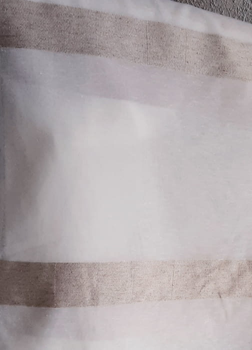 Tela visillo rayas lino - 3