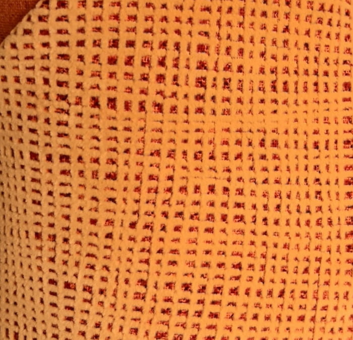 Tela tapicería Yute naranja - 1