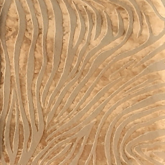 Retal Tela lino cebra oro 75 x 155 cm - 2