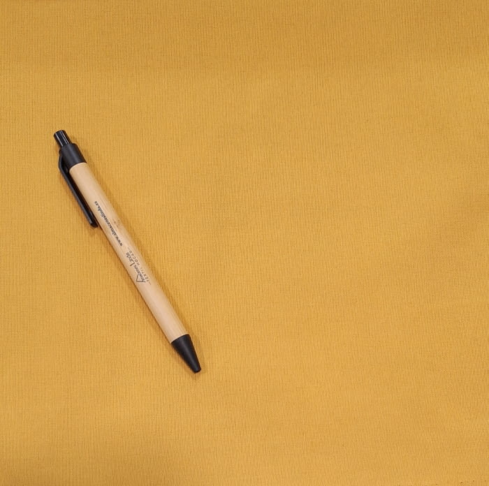 Tela loneta amarilla mostaza 280