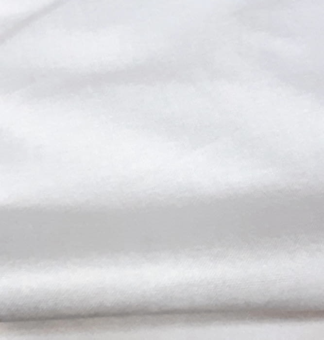 Tela terciopelo blanco perlado - 1