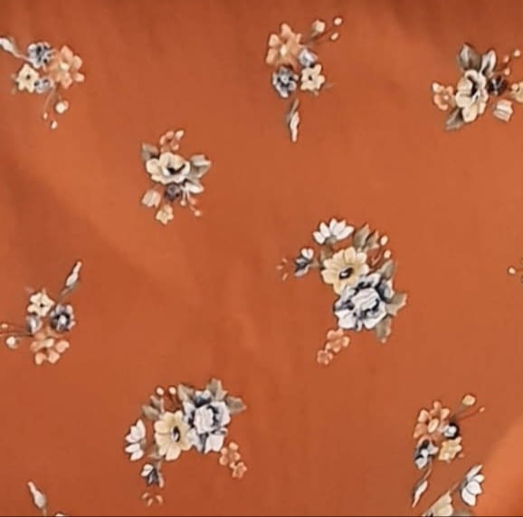 Tela teja flores 140