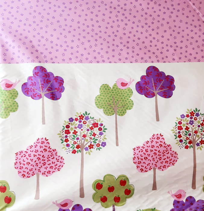 Tela infantil árboles 280