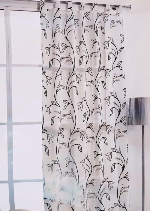 1 visillo ramas marrón