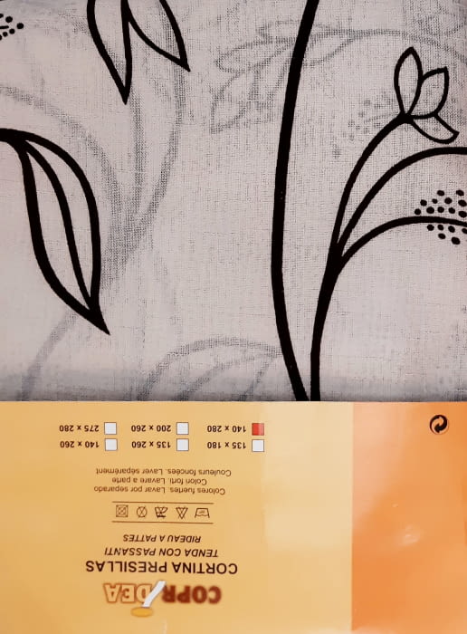 1 visillo ramas marrón - 2