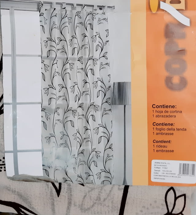 1 visillo ramas marrón - 3
