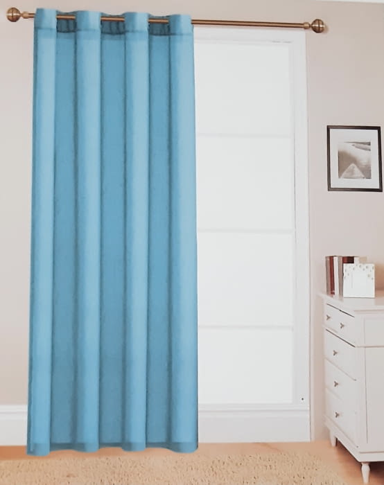 1 Visillo Azul turquesa