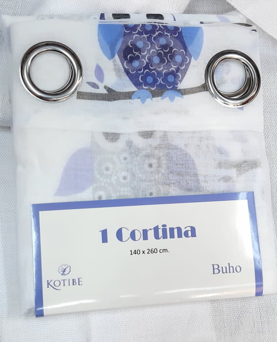 2 Visillos búhos lila - 3