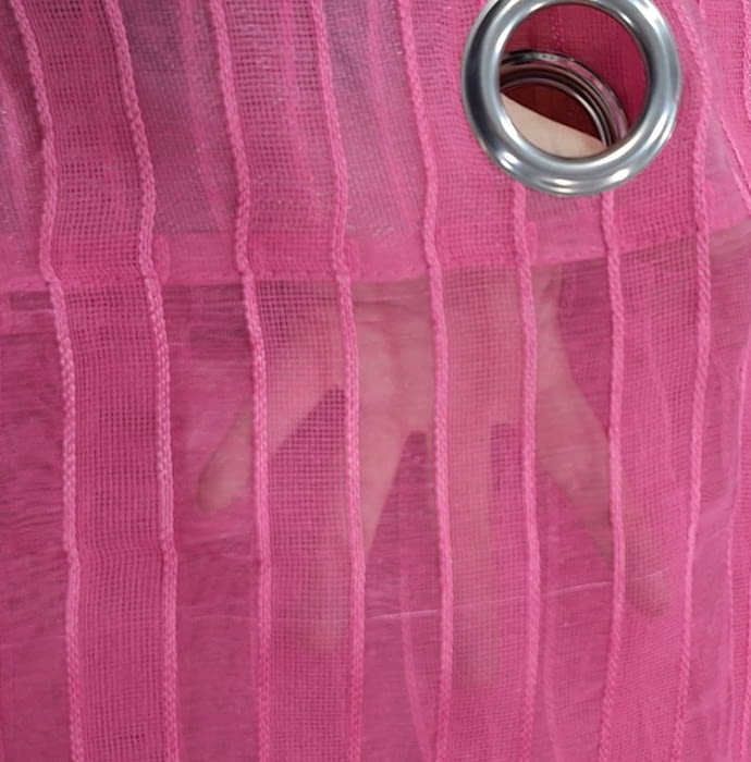 Visillo confeccionado Marien fucsia - 2