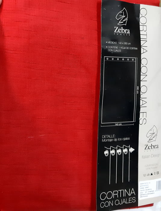 1 Visillo ollaos rojo - 1