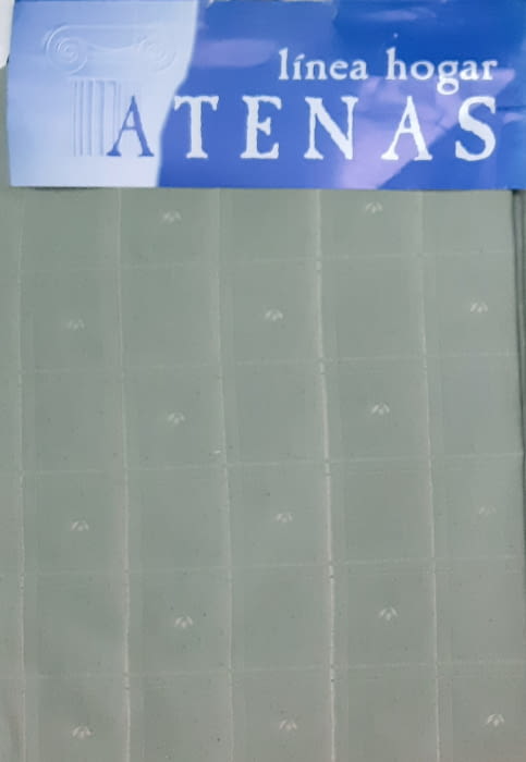 1 Cortina verde presillas + Abrazadera - 2