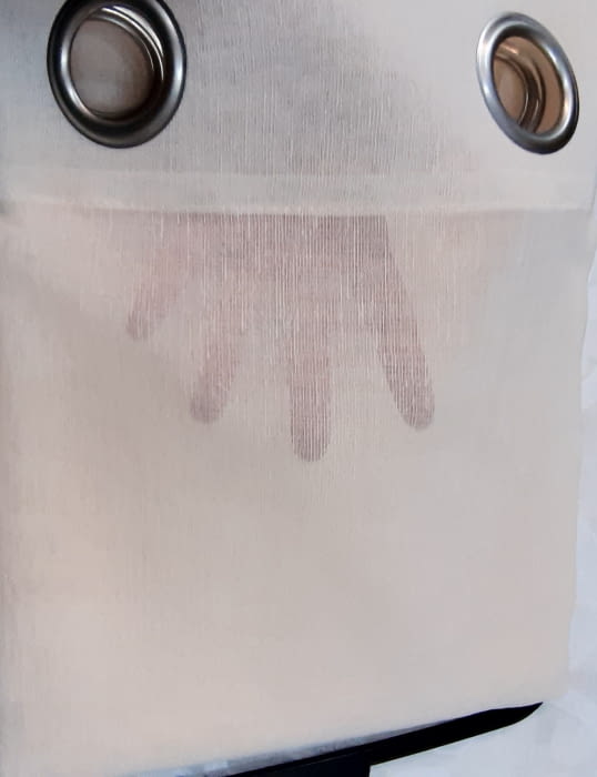 Visillos beige 145 x 260 - 1