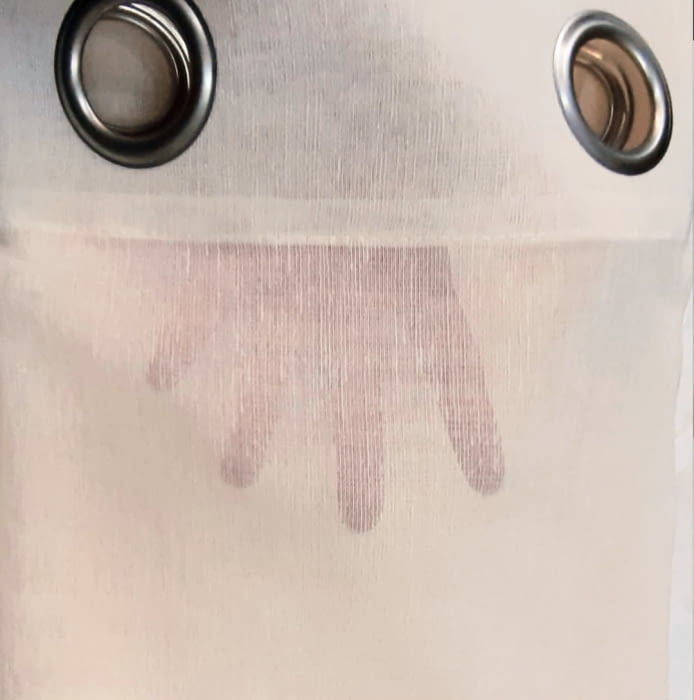 Visillo beige 145 x 260 - 1