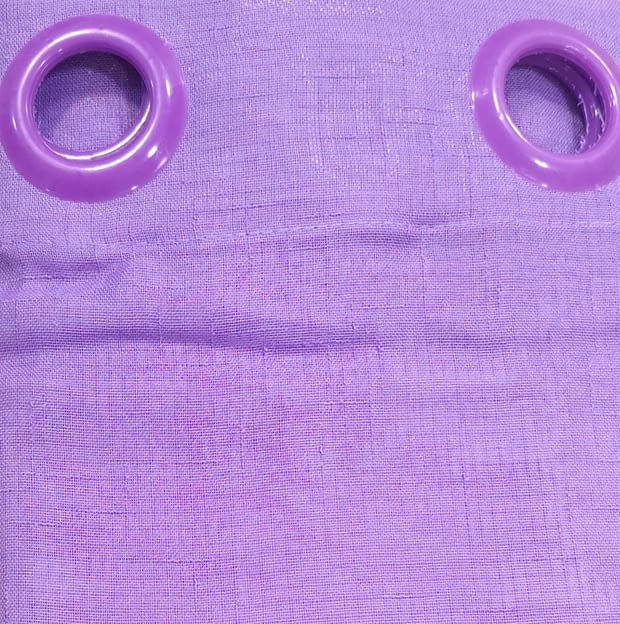 2 Visillos lisos lila Leticia - 1