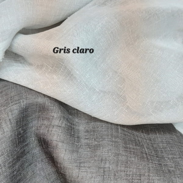 Tela visillo C2 gris clarito - 5