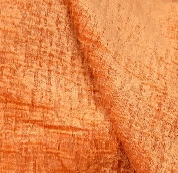 Tela tapicería chenilla naranja 140 x 145 - 1