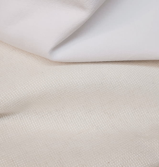 Tela italiana trama saco beige - 2