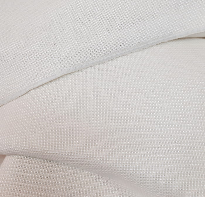 Tela italiana trama saco beige - 3