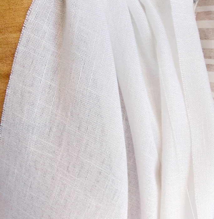 Tela visillo tupido blanco - 3