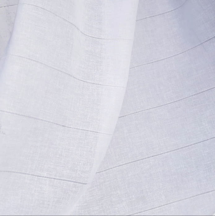 Tela visillo vainicas blanco - 1