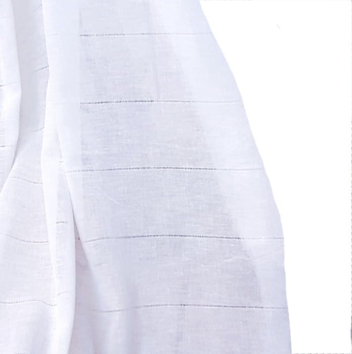 Tela visillo vainicas blanco - 2