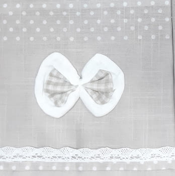 Delantal beige topos - 3